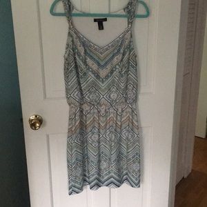 Patterned belted WHBM cocktail dress
